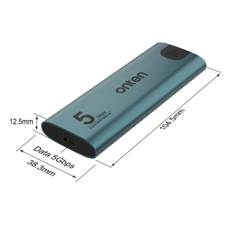 Onten UCA321 5Gbps M.2 M-key NGFF SSD Enclosure - free shipping - PMC TechLife - Order now!