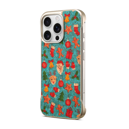 For iPhone 16 Denior A18 Paint MagSafe Phone Case(Christmas) - iPhone 16 Cases by Denior | Online Shopping South Africa | PMC Jewellery | Buy Now Pay Later Mobicred