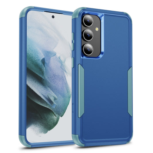 For Samsung Galaxy S25+ 5G TPU + PC Shockproof Protective Phone Case(Royal Blue + Grey Green) - Galaxy S25+ 5G Cases by PMC Jewellery | Online Shopping South Africa | PMC Jewellery | Buy Now Pay Later Mobicred