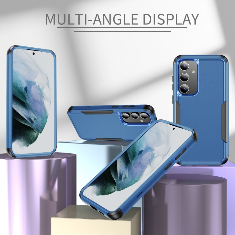For Samsung Galaxy S25+ 5G TPU + PC Shockproof Protective Phone Case(Royal Blue + Black) - Galaxy S25+ 5G Cases by PMC TechLife | Online Shopping South Africa | PMC TechLife | Buy Now Pay Later Mobicred