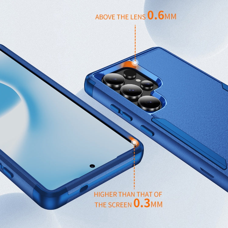 For Samsung Galaxy S25 Ultra 5G TPU + PC Shockproof Protective Phone Case(Royal Blue) - free shipping - PMC Jewellery - Order now!