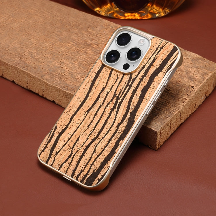 For iPhone 16 Pro Denior A18 WoodenPaint MagSafe Phone Case(Tree Pattern) - iPhone 16 Pro Cases by Denior | Online Shopping South Africa | PMC Jewellery | Buy Now Pay Later Mobicred