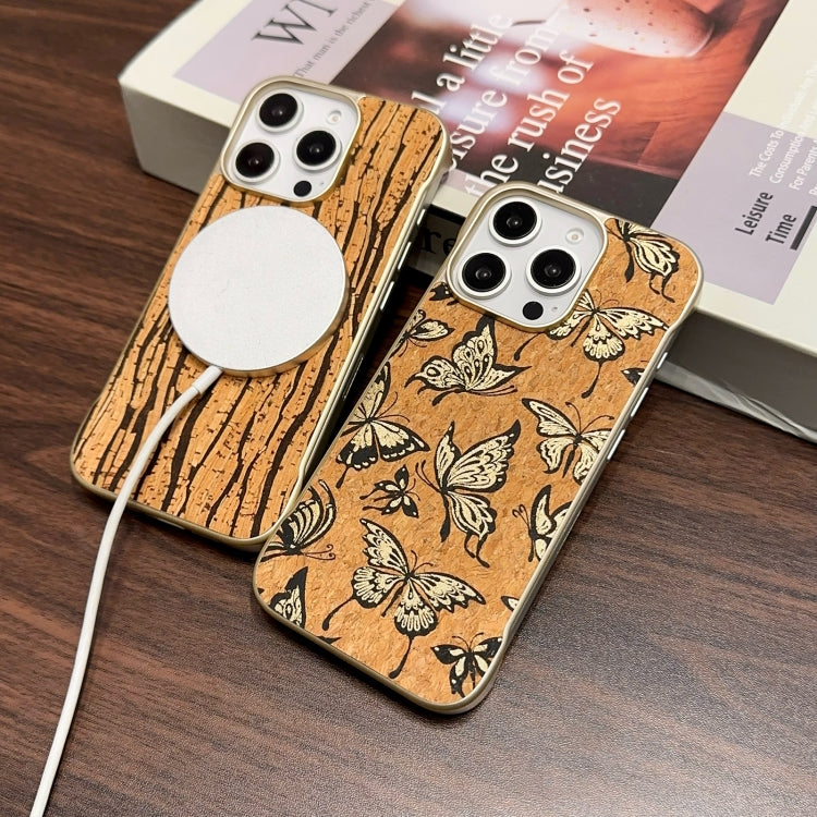 For iPhone 16 Pro Denior A18 WoodenPaint MagSafe Phone Case(Brown) - free shipping - PMC Jewellery - Order now!
