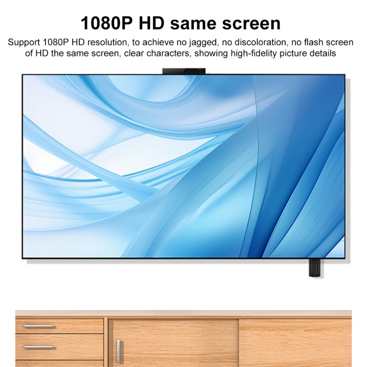 G132 1080P Type-C HD Wireless Screen Adapter(Black) - Wireless Display Dongle by PMC TechLife | Online Shopping South Africa | PMC TechLife | Buy Now Pay Later Mobicred