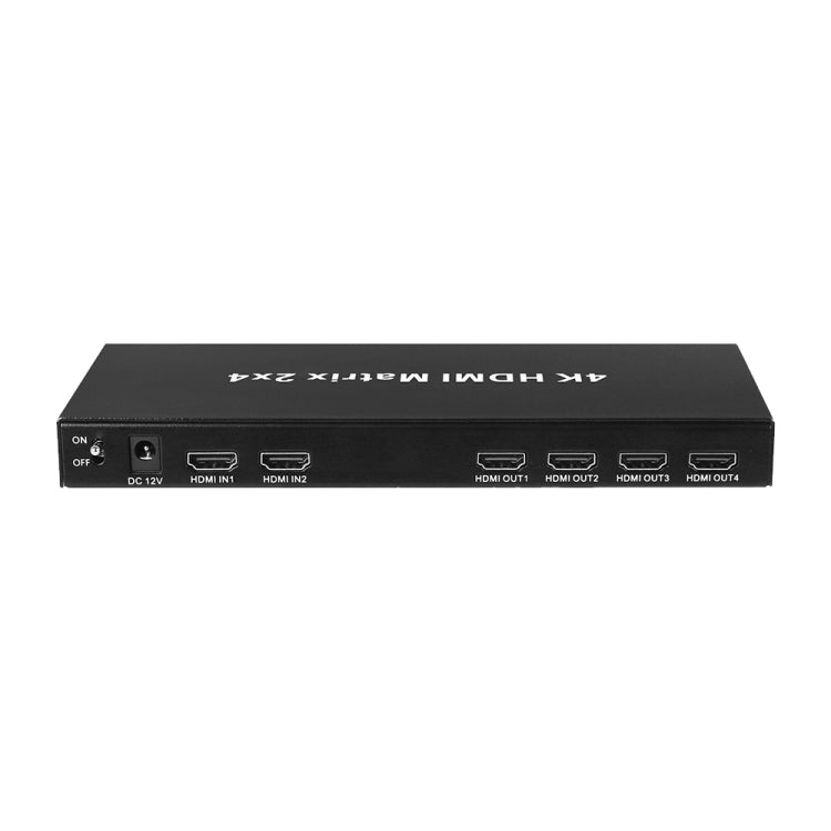 Measy MT4324 4K 30Hz 2 In 4 Out HDMI Matrix Switch Support Seamless Switching, AU Plug(Black) - free shipping - PMC TechLife - Order now!