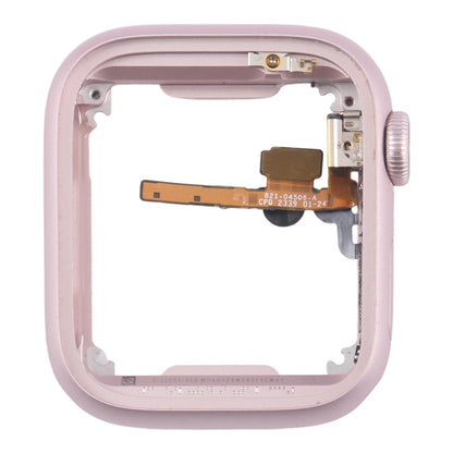 For Apple Watch Series 9 41MM LTE Aluminium Alloy Middle Frame Bezel Plate with Crown Spin Axis Flex Cable(Pink) - Middle Frame by PMC Jewellery | Online Shopping South Africa | PMC Jewellery | Buy Now Pay Later Mobicred