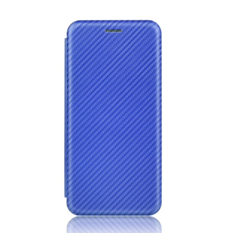 For Blackview A80 Carbon Fiber Texture Horizontal Flip TPU + PC + PU Leather Case with Card Slot(Blue) - More Brand by PMC Jewellery | Online Shopping South Africa | PMC Jewellery | Buy Now Pay Later Mobicred