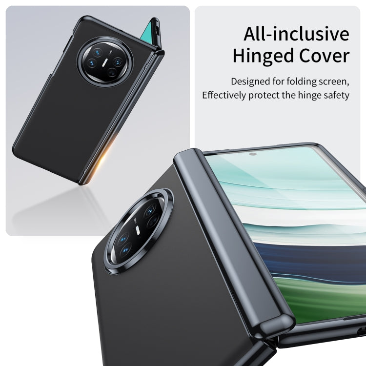 For Huawei Mate X5 Integrated AG Frosted Vacuum Plating Phone Case(Black) - Huawei Cases by PMC TechLife | Online Shopping South Africa | PMC TechLife | Buy Now Pay Later Mobicred