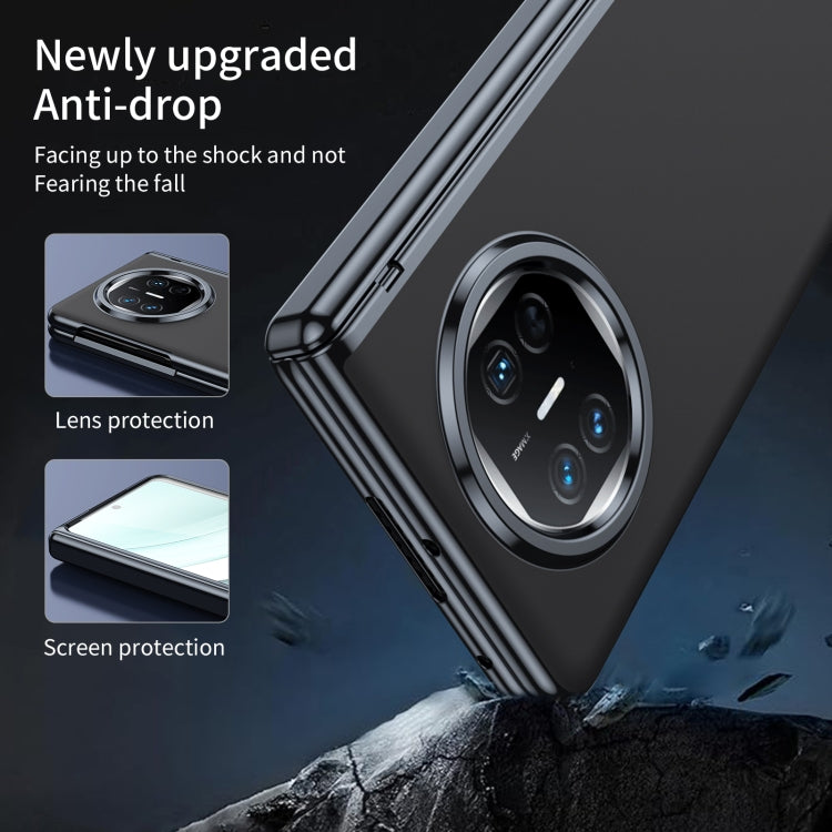 For Huawei Mate X5 Integrated AG Frosted Vacuum Plating Phone Case(Black) - Huawei Cases by PMC TechLife | Online Shopping South Africa | PMC TechLife | Buy Now Pay Later Mobicred