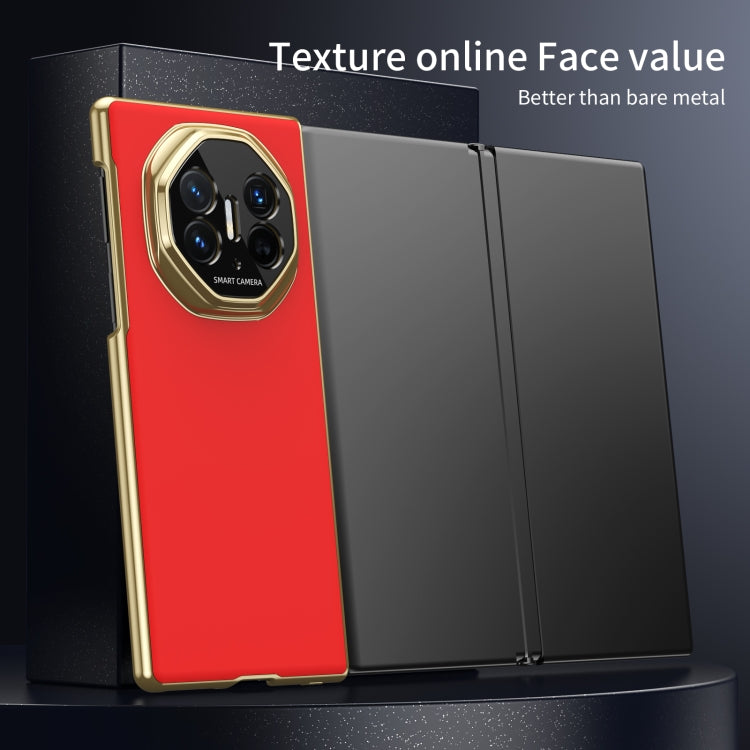 For Huawei Mate XT Ultimate Design Integrated AG Frosted Vacuum Plating Phone Case(Red) - Huawei Cases by PMC TechLife | Online Shopping South Africa | PMC TechLife | Buy Now Pay Later Mobicred