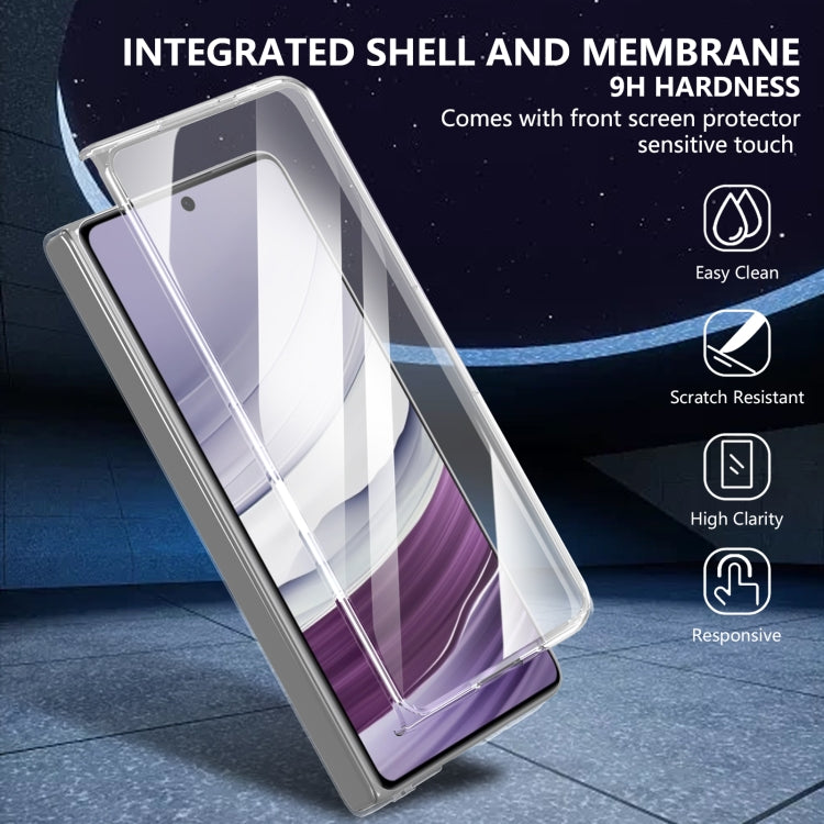 For Huawei Mate X3 lce Folding Series MagSafe Integrated Clear PC Phone Case(Silver) - Huawei Cases by PMC TechLife | Online Shopping South Africa | PMC TechLife | Buy Now Pay Later Mobicred