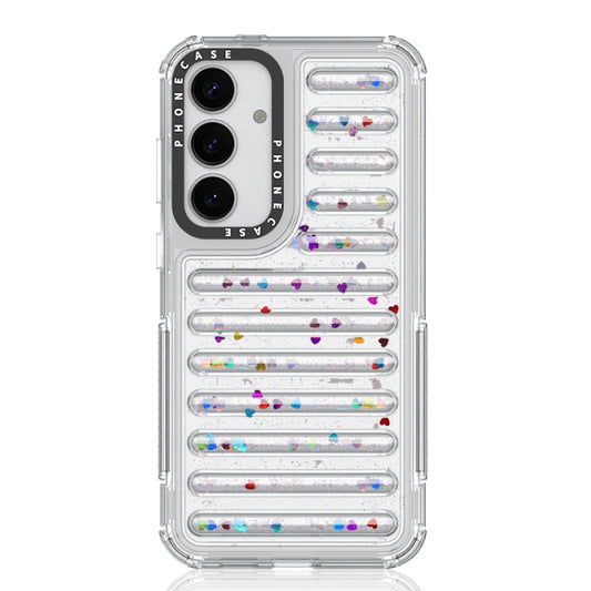 For Samsung Galaxy S25+ 5G Capsule Glitter TPU Hybrid PC Airbag Phone Case(Sequin) - Galaxy S25+ 5G Cases by PMC Jewellery | Online Shopping South Africa | PMC Jewellery | Buy Now Pay Later Mobicred