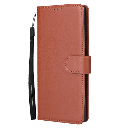 For Samsung Galaxy S25 Ultra 5G 3-Card Slots Multifunctional Leather Phone Case(Brown) - Galaxy S25 Ultra 5G Cases by PMC Jewellery | Online Shopping South Africa | PMC Jewellery | Buy Now Pay Later Mobicred