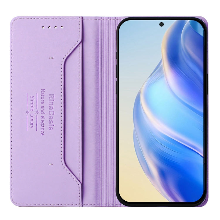 For Ulefone Note 17 Pro RC01 Dual-Folded Magnetic Suction RFID Leather Phone Case(Light Purple) - Ulefone Cases by PMC TechLife | Online Shopping South Africa | PMC TechLife | Buy Now Pay Later Mobicred
