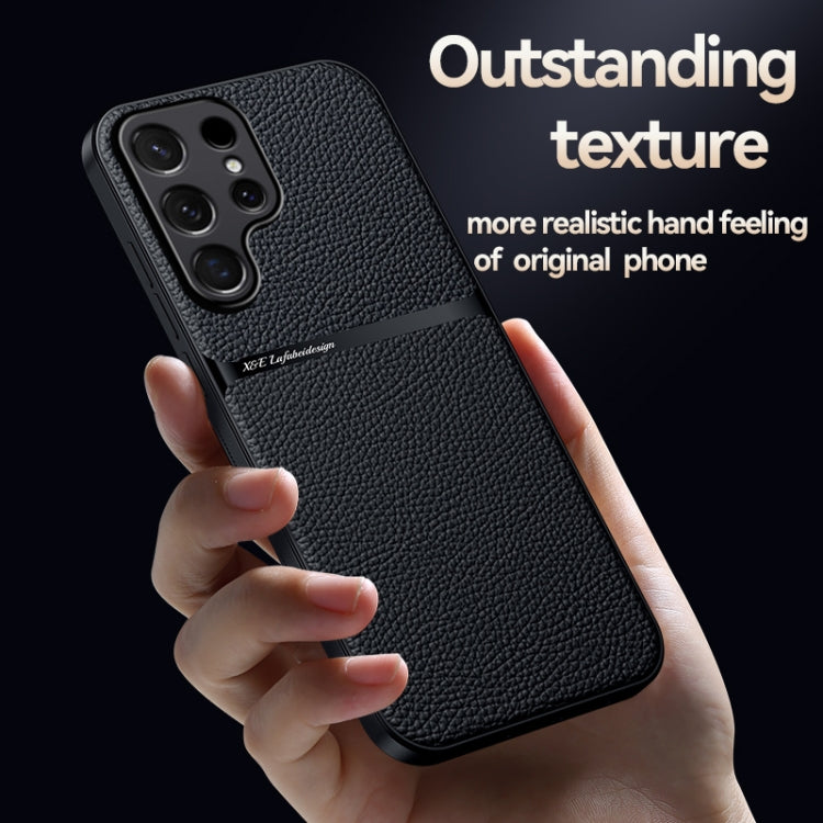For Samsung Galaxy S25 Ultra 5G Litchi Leather Magnetic Full Coverage Shockproof Phone Case(Green) - free shipping - PMC Jewellery - Order now!