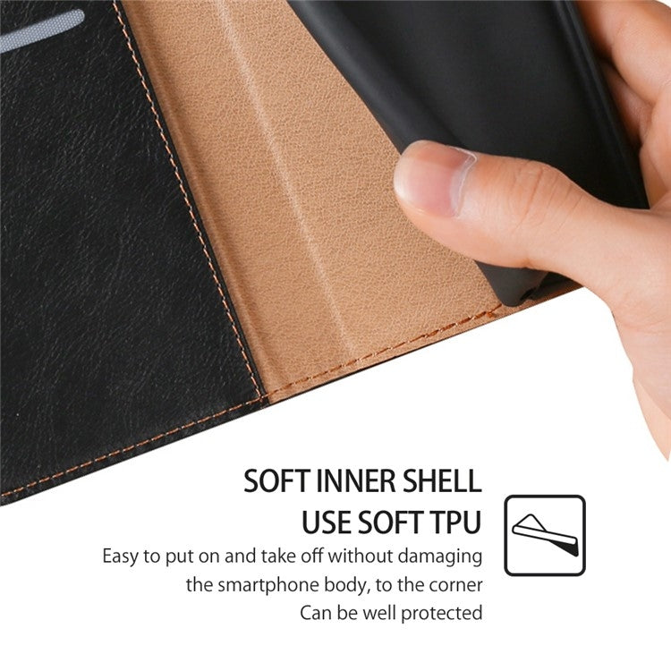 For Samsung Galaxy S25+ 5G Gloss Oil Solid Color Magnetic Leather Phone Case(Black) - Galaxy S25+ 5G Cases by PMC Jewellery | Online Shopping South Africa | PMC Jewellery | Buy Now Pay Later Mobicred