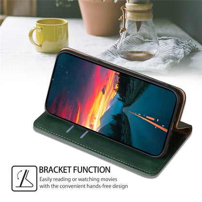 For Samsung Galaxy S25+ 5G Gloss Oil Solid Color Magnetic Leather Phone Case(Green) - Galaxy S25+ 5G Cases by PMC Jewellery | Online Shopping South Africa | PMC Jewellery | Buy Now Pay Later Mobicred