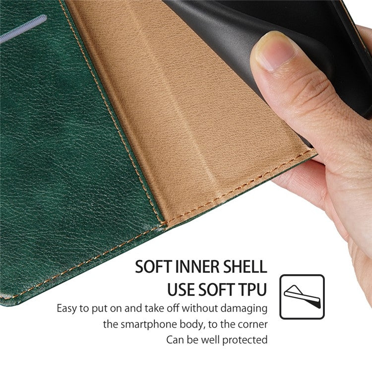 For Samsung Galaxy S25+ 5G Gloss Oil Solid Color Magnetic Leather Phone Case(Green) - Galaxy S25+ 5G Cases by PMC Jewellery | Online Shopping South Africa | PMC Jewellery | Buy Now Pay Later Mobicred