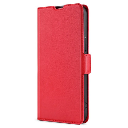 For Samsung Galaxy S25+ 5G Ultra-thin Voltage Side Buckle Horizontal Flip Leather Phone Case(Red) - Galaxy S25+ 5G Cases by PMC Jewellery | Online Shopping South Africa | PMC Jewellery | Buy Now Pay Later Mobicred