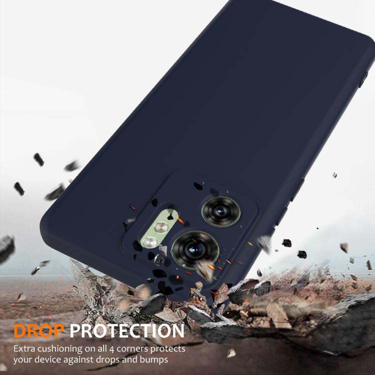 For Motorola Edge 2023 Shockproof Silicone Magsafe Phone Case(Navy Blue) - free shipping - PMC TechLife - Order now!