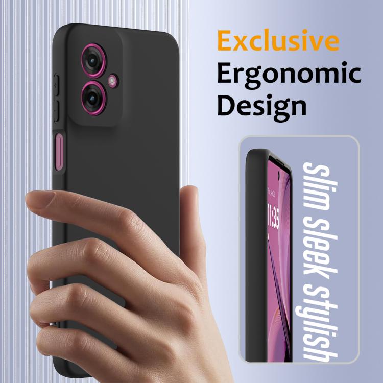 For Motorola Moto G55 5G Shockproof Silicone Magsafe Phone Case(Black) - free shipping - PMC TechLife - Order now!