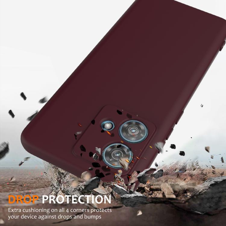 For Motorola Edge 40 Neo Shockproof Silicone Magsafe Phone Case(Plum Color) - free shipping - PMC TechLife - Order now!