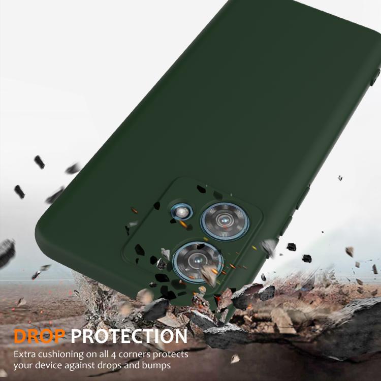 For Motorola Edge 40 Neo Shockproof Silicone Magsafe Phone Case(Dark Green) - free shipping - PMC TechLife - Order now!