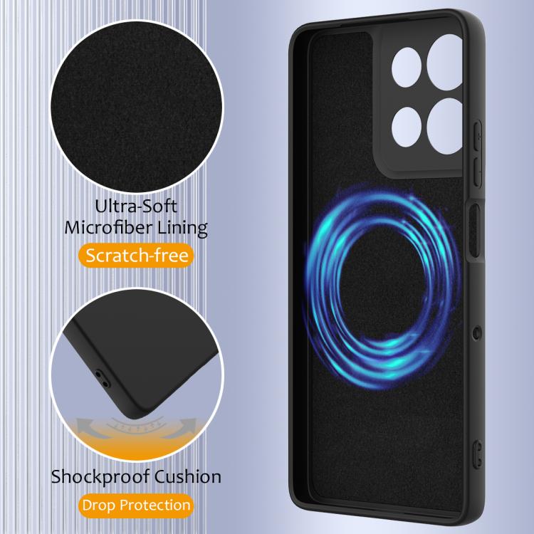 For Motorola Moto G86 5G Shockproof Silicone Magsafe Phone Case(Black) - free shipping - PMC TechLife - Order now!
