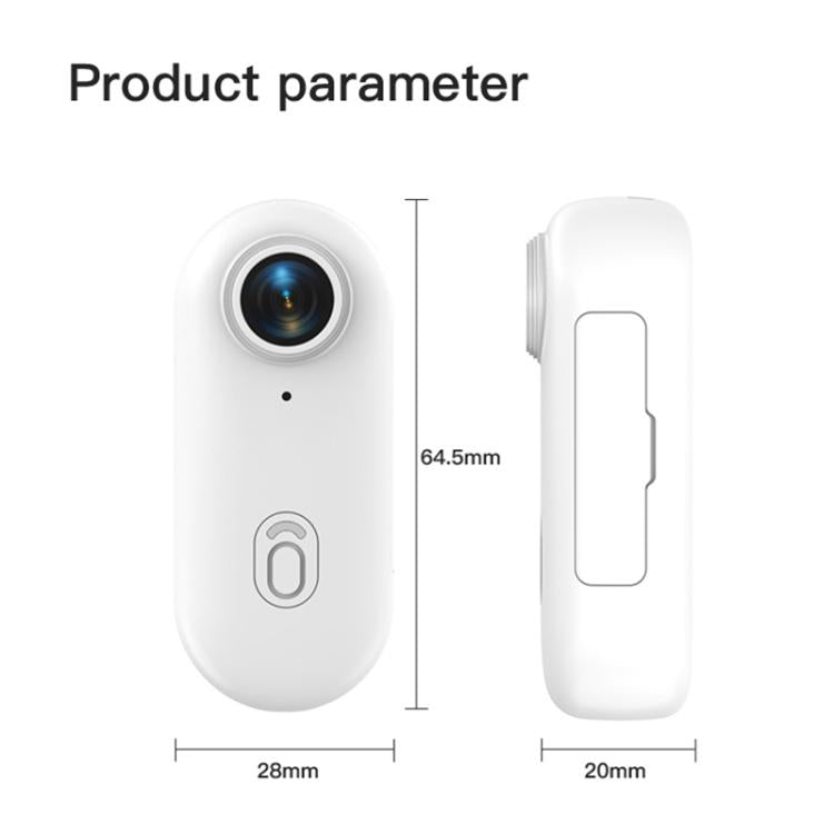 H88 4K Thumb Sports Camera Mini WiFi Camera, Specification:Standard Version(White) - Video Cameras by PMC TechLife | Online Shopping South Africa | PMC TechLife | Buy Now Pay Later Mobicred