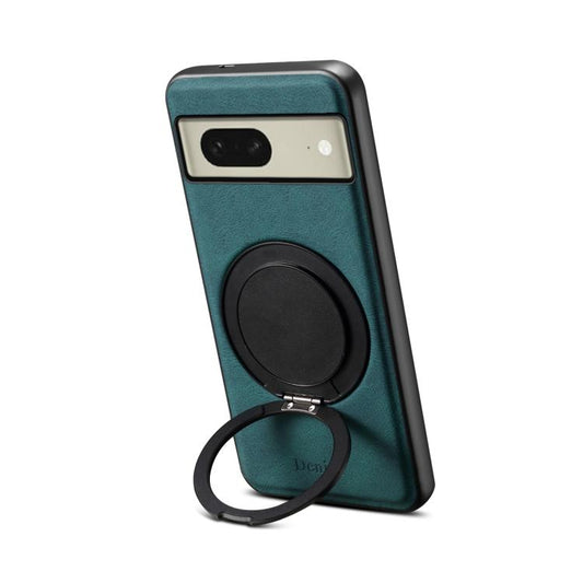 For Google Pixel 8 Denior A14 Skin Feel Rotating Holder MagSafe Phone Case(Blue) - Google Cases by Denior | Online Shopping South Africa | PMC Jewellery | Buy Now Pay Later Mobicred