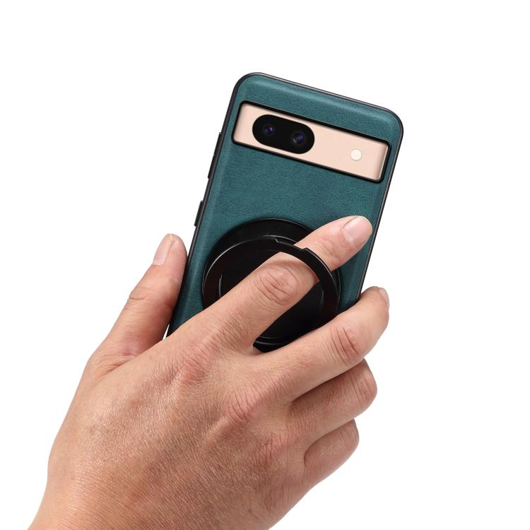 For Google Pixel 8a Denior A14 Skin Feel Rotating Holder MagSafe Phone Case(Blue) - free shipping - PMC TechLife - Order now!