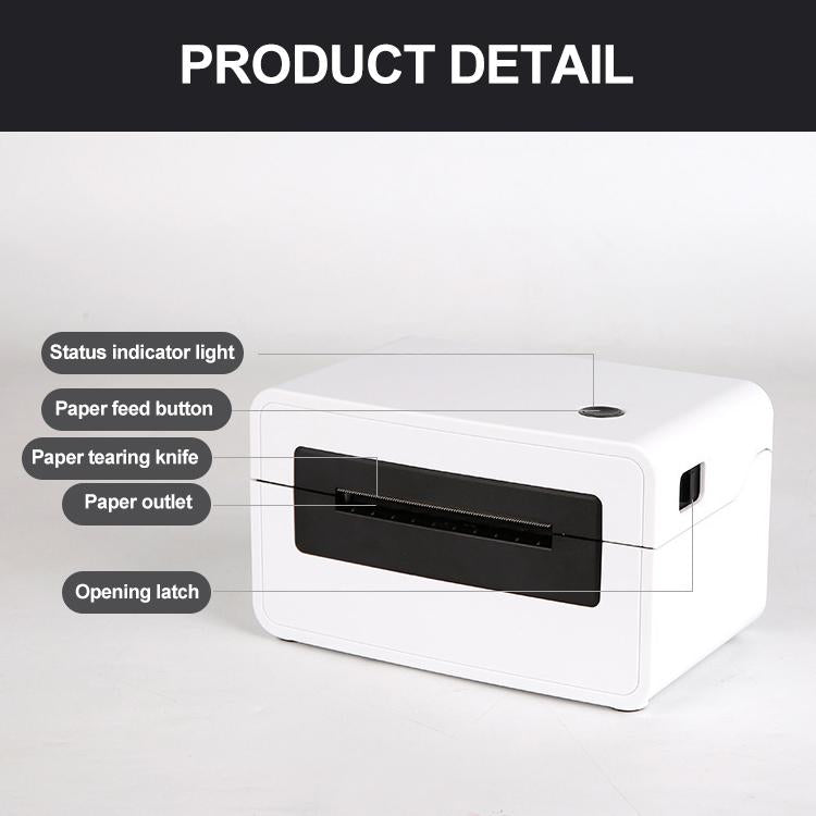 HPRT N31C Computer Version Express Electronic Waybill Printer, Plug:UK Plug(White) - free shipping - PMC TechLife - Order now!
