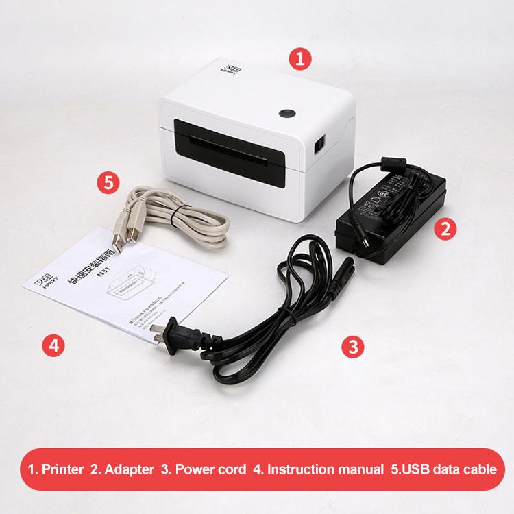 HPRT N31 Computer Version Express Electronic Waybill Printer, Plug:AU Plug(White) - free shipping - PMC TechLife - Order now!