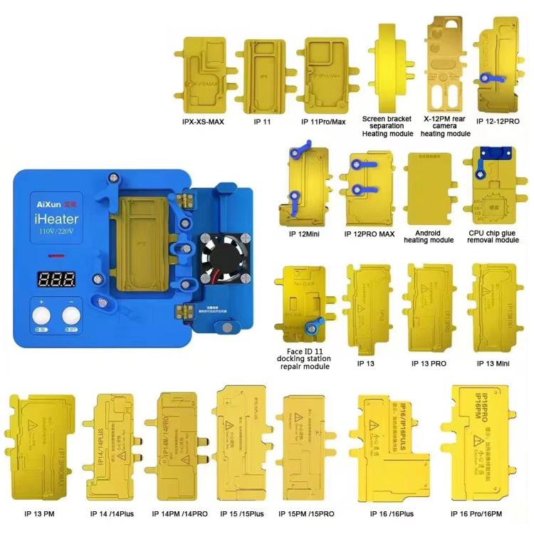 Aixun iHeater 3rd Gen Intelligent Desoldering Heat Platform for iPhone X-15 Pro Max - Separation Equipment by PMc TechLife | Online Shopping South Africa | PMc TechLife | Buy Now Pay Later Mobicred
