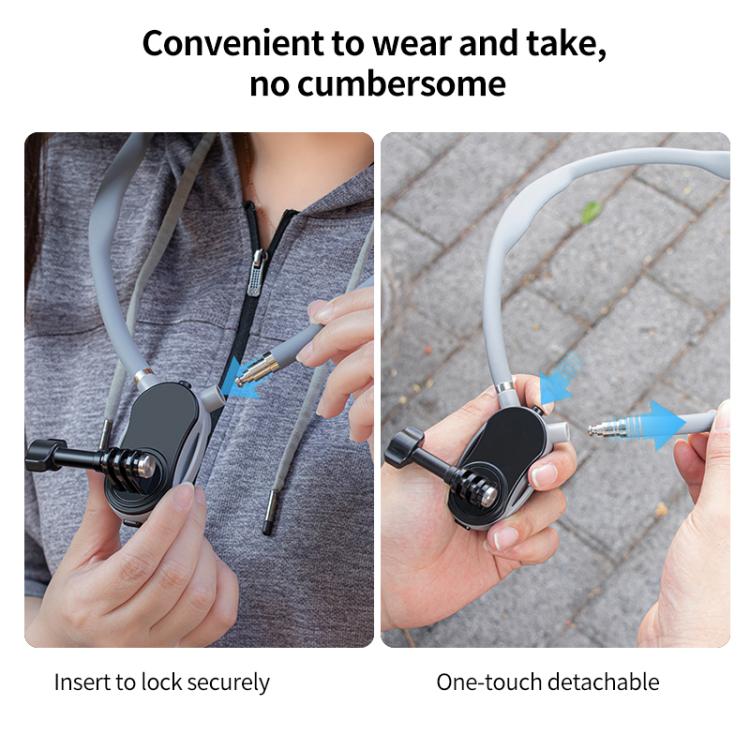 Magnetic Neck Mount Anti-shake Bracket, Type:10 in 1 Phone Clamp - free shipping - PMC TechLife - Order now!