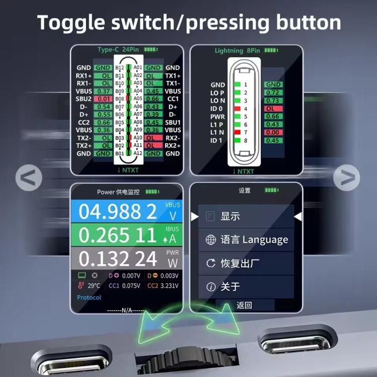 Qianli iBridge A3 Tail Plug Comprehensive Analysis Tester for Lightning & Type-C Interface Devices - free shipping - PMC TechLife - Order now!