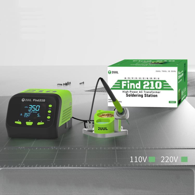 2uul FD01 Find210 60W High-Power AC Transformer Soldering Station, Plug:US Plug - free shipping - PMc TechLife - Order now!