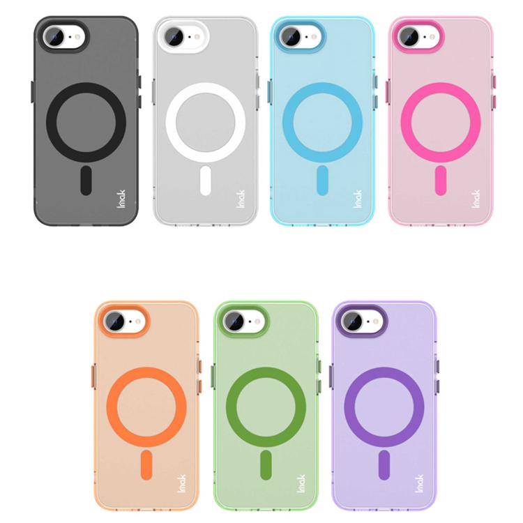 For iPhone 16e IMAK Candy Series Shockproof MagSafe Phone Case(Red) - iPhone 16e Cases by imak | Online Shopping South Africa | PMC TechLife | Buy Now Pay Later Mobicred