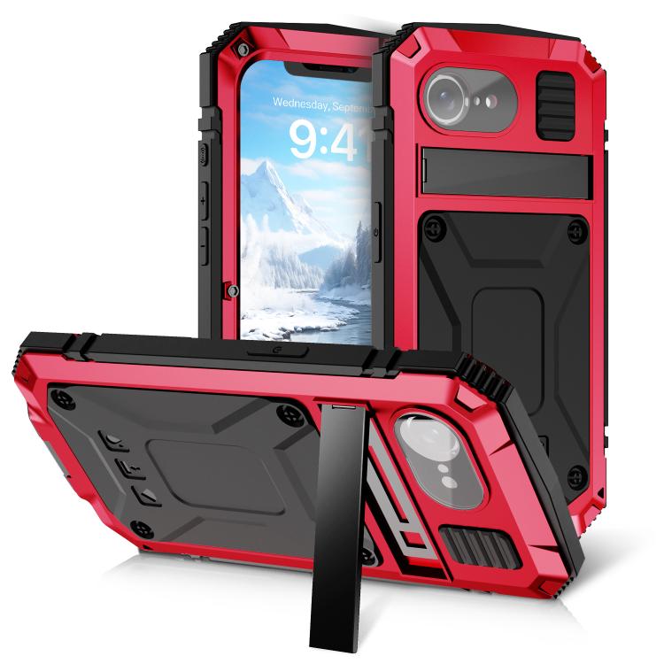 For iPhone 16e IP68 Waterproof Dustproof Shockproof Phone Case(Red) - iPhone 16e Cases by PMC TechLife | Online Shopping South Africa | PMC TechLife | Buy Now Pay Later Mobicred