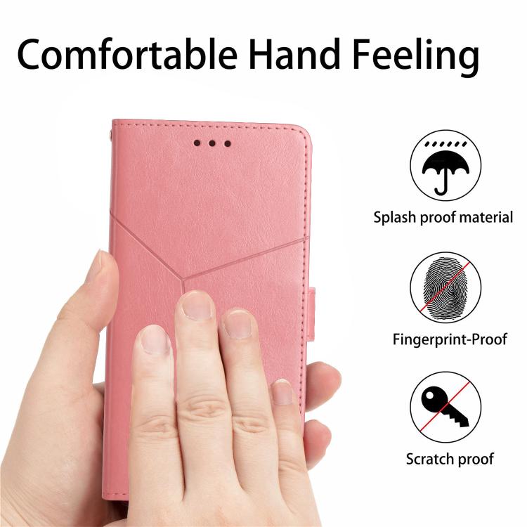 For Tecno Spark 40 4G Y-shaped Pattern Flip Leather Phone Case(Pink) - free shipping - PMC TechLife - Order now!