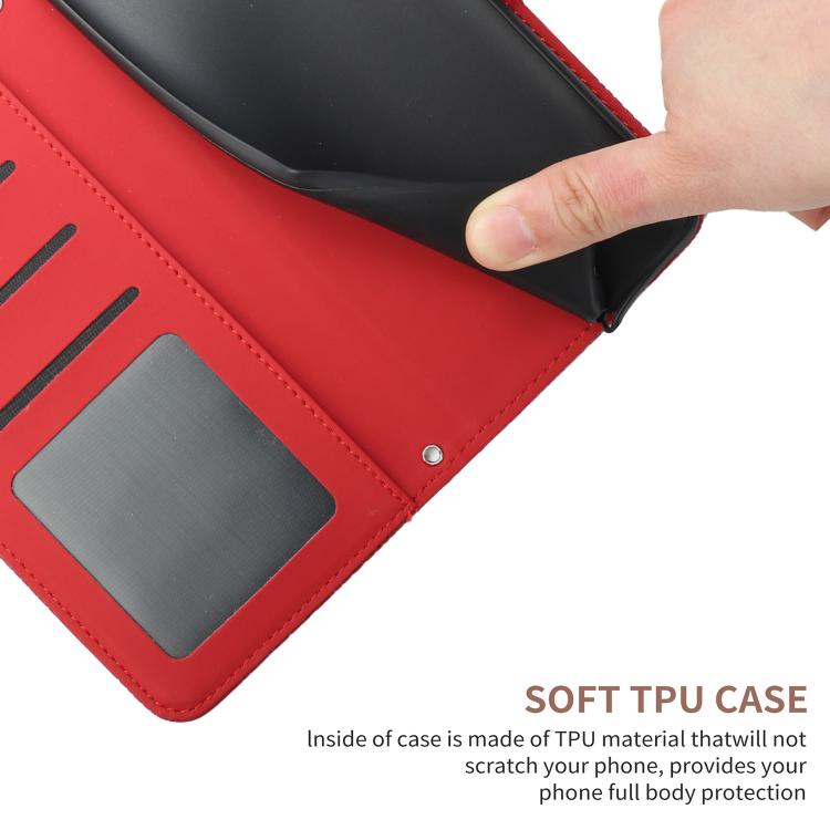 For Tecno Spark 40 4G Skin Feel Butterfly Embossed Flip Leather Phone Case(Red) - free shipping - PMC TechLife - Order now!