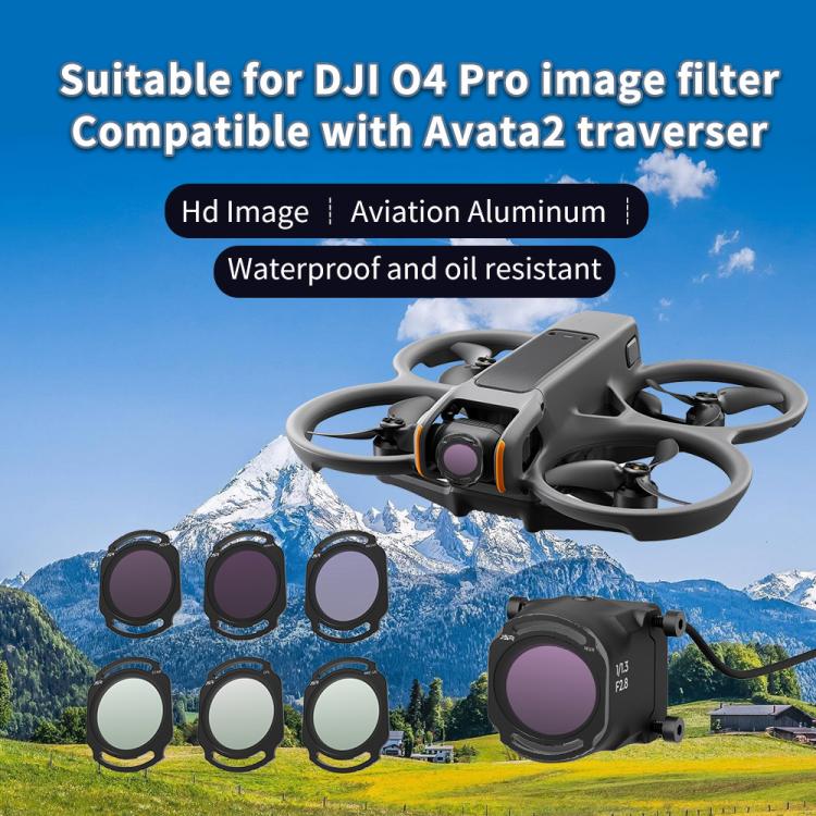 For DJI O4 Air Unit Pro / Avata 2 JSR YB Series Camera Lens Filter, Filter:ND16 - free shipping - PMC TechLife - Order now!