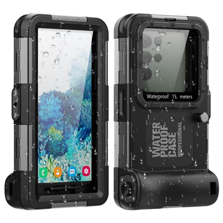 RedPepper 4th Generation Diving Protective Case, Waterproof depth: 15m(Black) - Waterproof Bag by RedPepper | Online Shopping South Africa | PMc TechLife | Buy Now Pay Later Mobicred