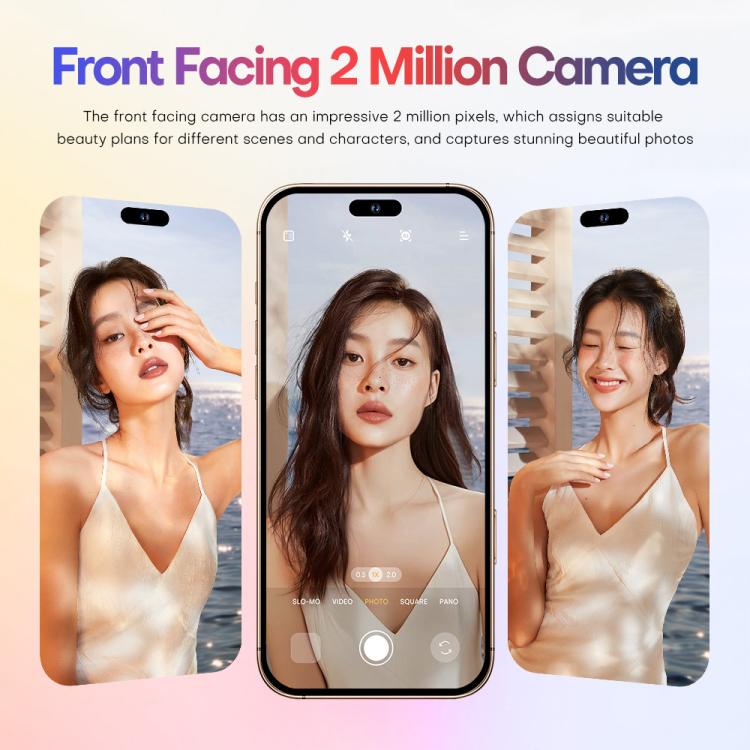 A88A / i16 Pro Max, 6GB+64GB, 6.6 inch Android 12 MTK6762 Helio G25 Octa Core, NFC, OTG, Network: 4G, Dual SIM, Plug:EU Plug(Titanium Grey) - free shipping - PMc TechLife - Order now!
