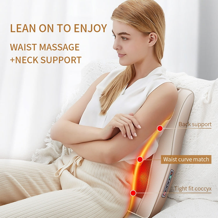 Multifunctional Mini Massage Pillow Neck and Shoulder Cervical Massager, Plug Type:UK Plug(Black) - free shipping - PMC TechLife - Order now!