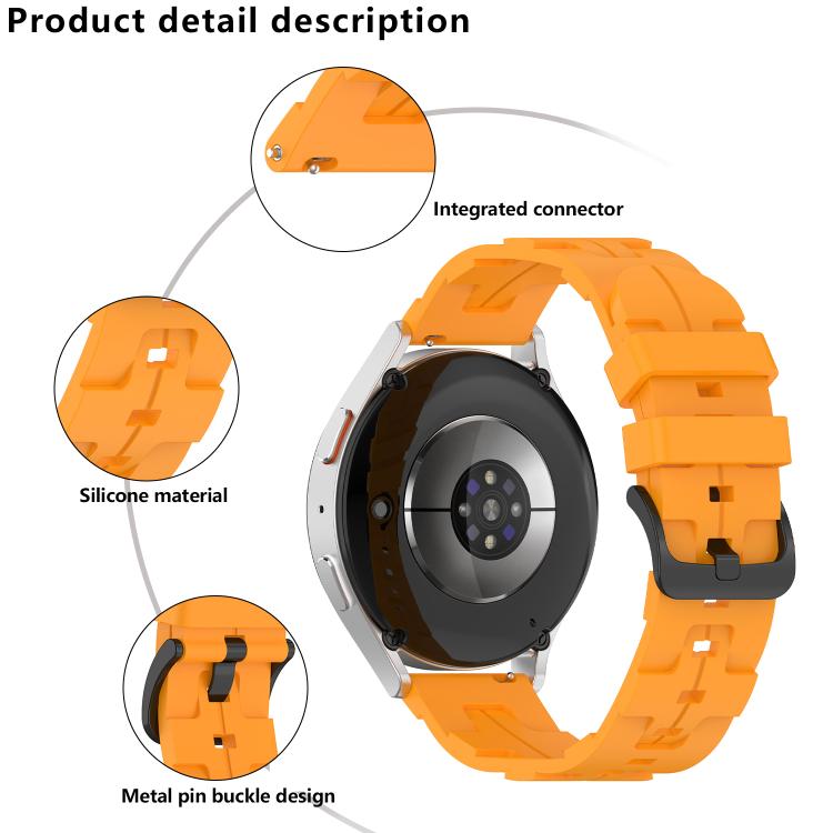 22mm Kalebol Solid Color Black Buckle Round Tail Silicone Watch Band(White) - free shipping - PMc TechLife - Order now!