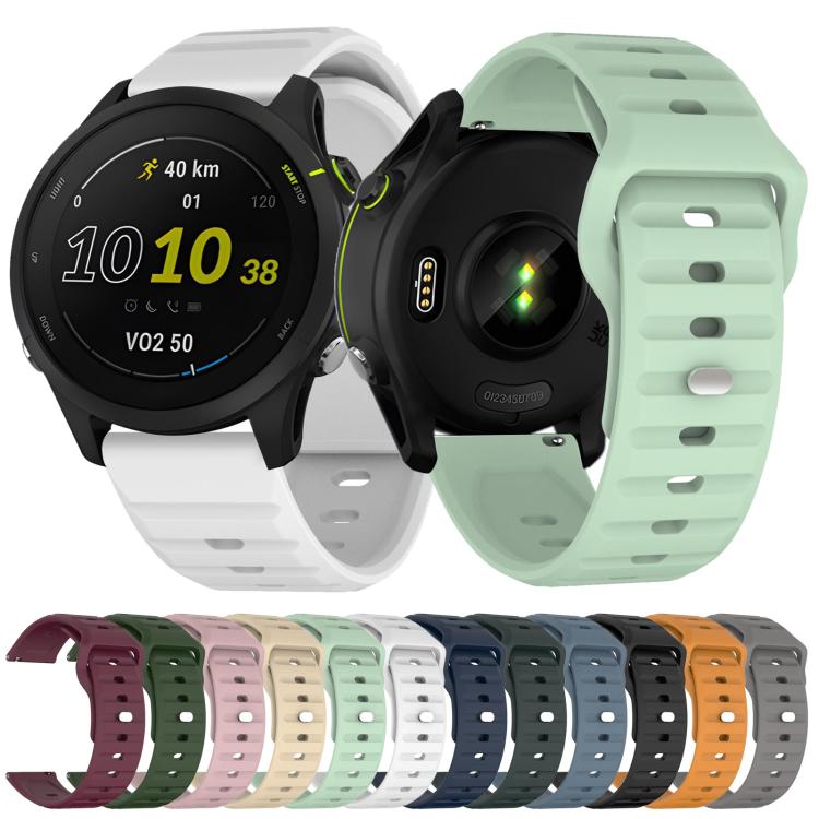 20mm Kalebol Wave Pattern Studded Buckle Silicone Watch Band(White) - 20mm Bands by Kalebol | Online Shopping South Africa | PMc TechLife | Buy Now Pay Later Mobicred