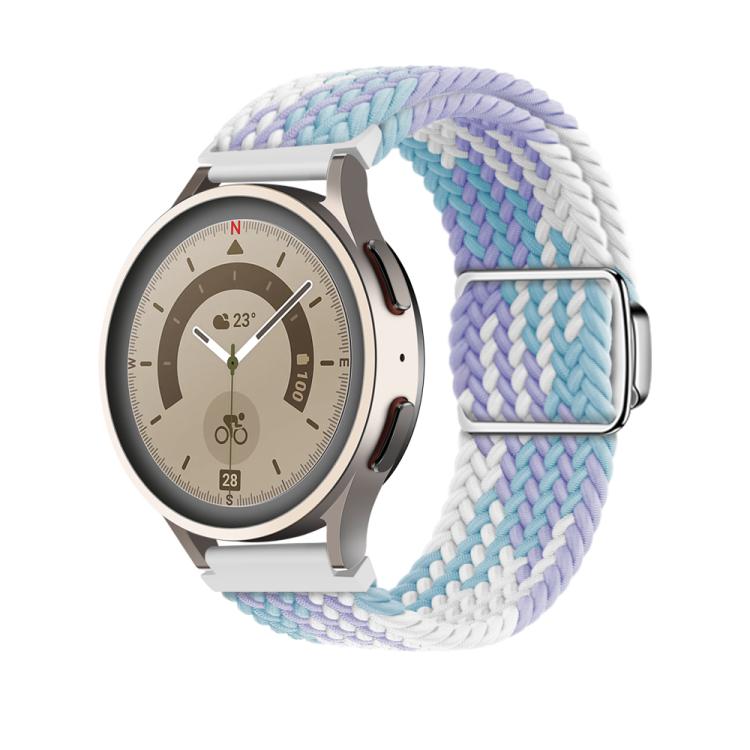 20mm Kalebol Nylon Braided Loop Magnetic Buckle Watch Band(Violet) - free shipping - PMc TechLife - Order now!