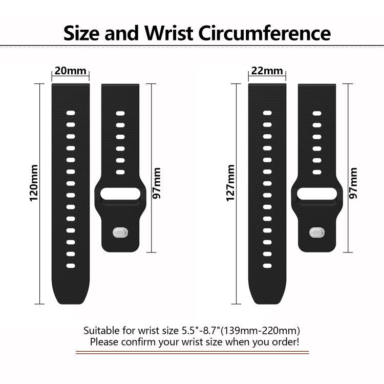 22mm Kalebol Dot Studded Buckle Silicone Watch Band(Rose Pink) - 22mm Bands by Kalebol | Online Shopping South Africa | PMc TechLife | Buy Now Pay Later Mobicred
