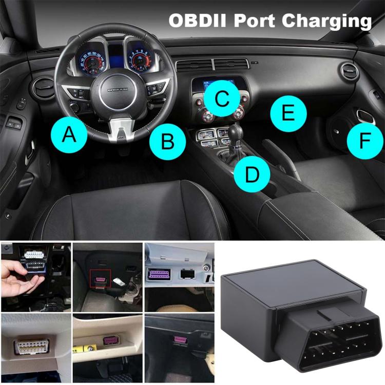 OBD Car 4G GPS Locator Tracker(Black) - Car Tracker by PMc TechLife | Online Shopping South Africa | PMc TechLife | Buy Now Pay Later Mobicred